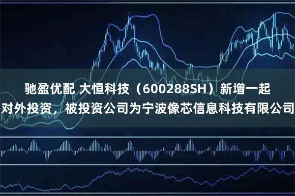 驰盈优配 大恒科技（600288SH）新增一起对外投资，被投资公司为宁波像芯信息科技有限公司